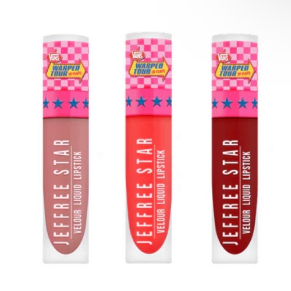 Vans Warped Tour Lipstick Trio - Red and Pink Shades